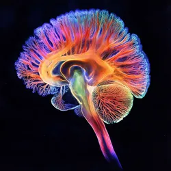 An image of the brain's network