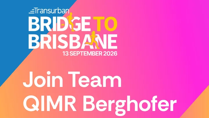 Join Team QIMR Berghofer for Bridge to Brisbane 2026