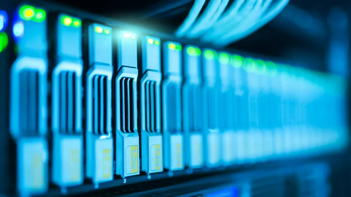 Numerous hard drives