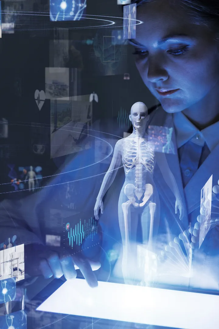Endometriosis research visualisation 