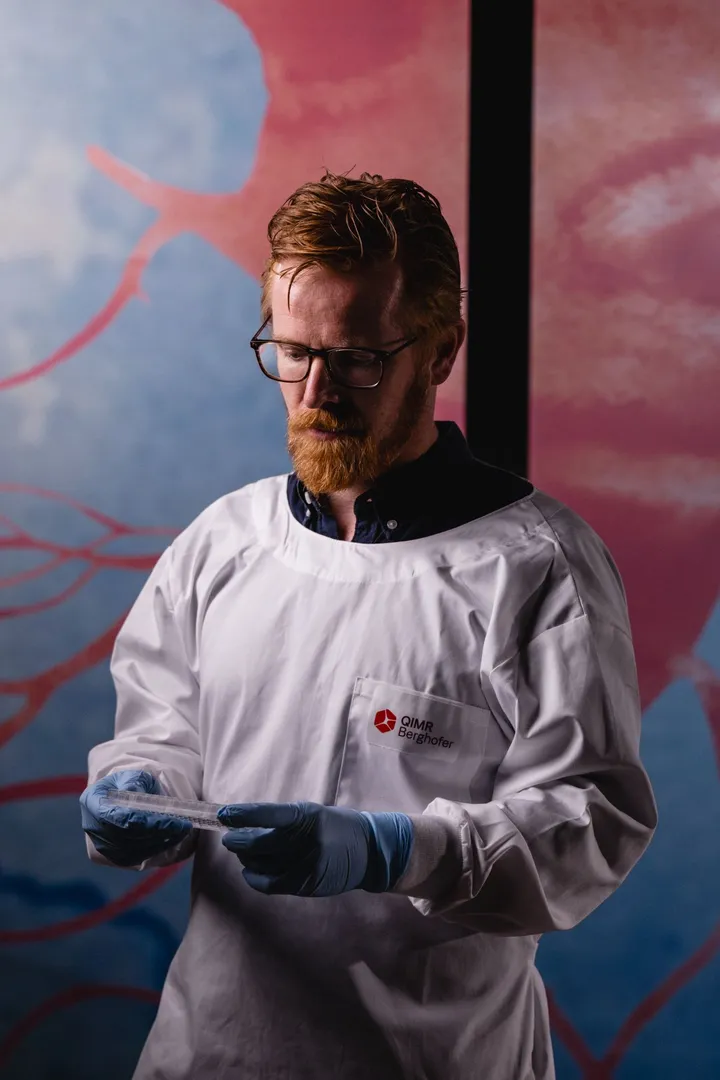 A male scientist