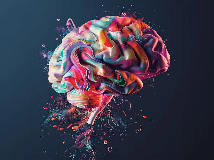 A stylised representation of a brain