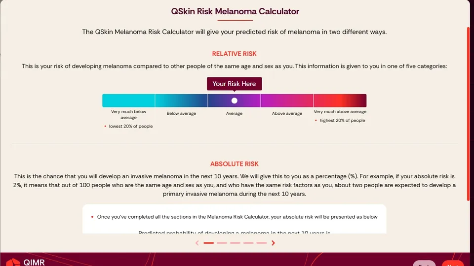 Click here to find out more about your risk
