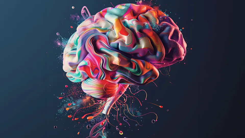A stylised representation of a brain